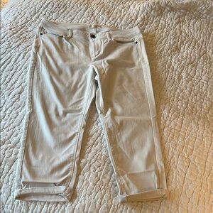 White J.Jill cropped jeans